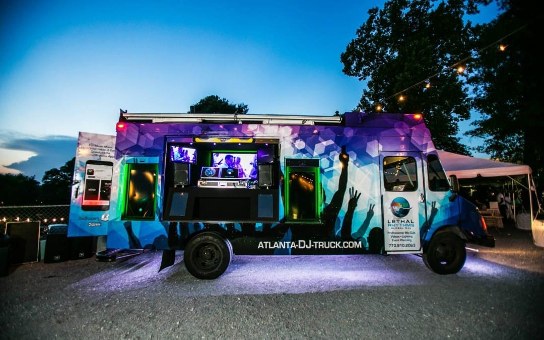 Atlanta DJ Party Truck On Wheels Professional Party Entertainment DJs