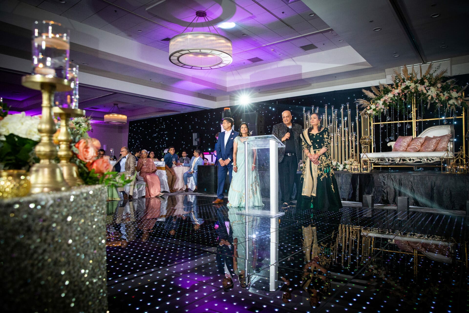 Lethal Rhythms LED Dance Floor, Crowne Plaza, Atlanta Wedding